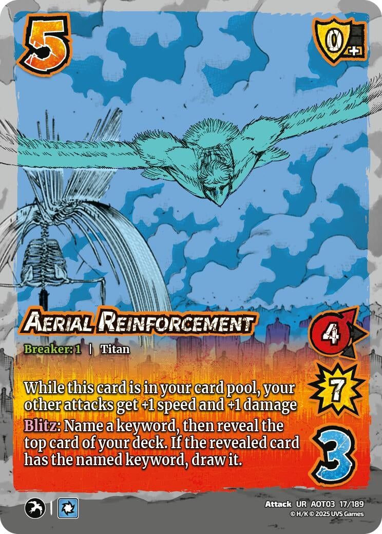 Image for Aerial Reinforcement (17/189) (AOT03) - UniVersus