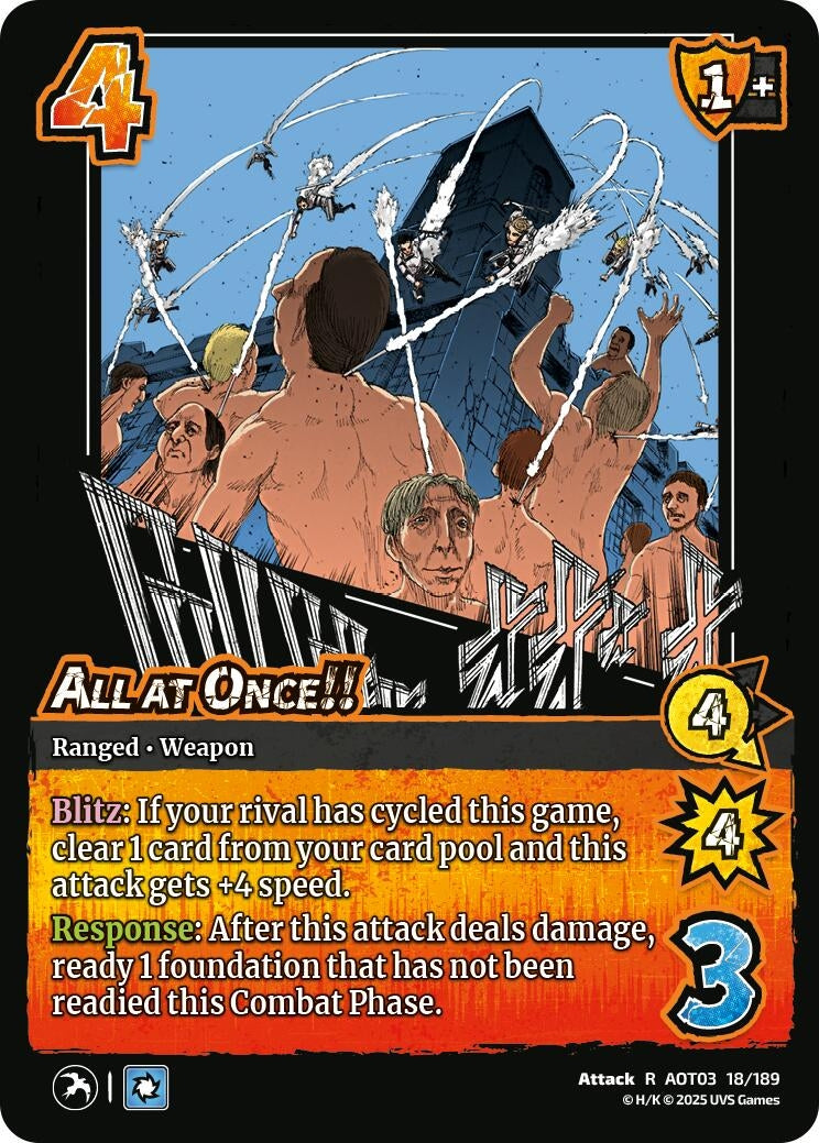 Image for All at Once!! (18/189) (AOT03) - UniVersus