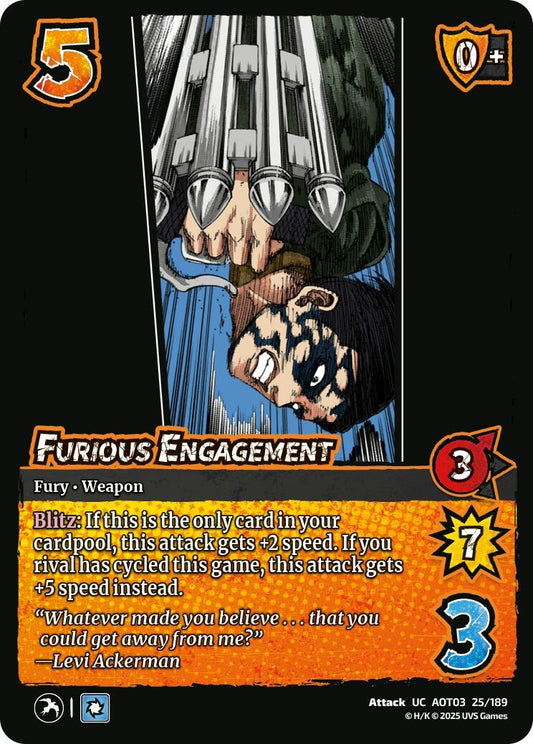 Image for Furious Engagement (25/189) (AOT03) - UniVersus