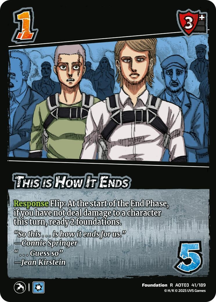 Image for This Is How It Ends (41/189) (AOT03) - UniVersus