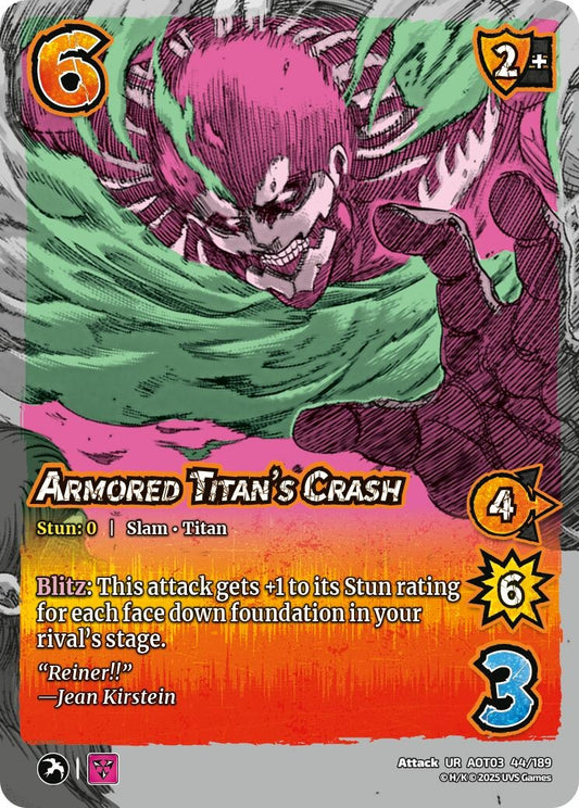 Image for Armored Titan's Crash (44/189) (AOT03) - UniVersus