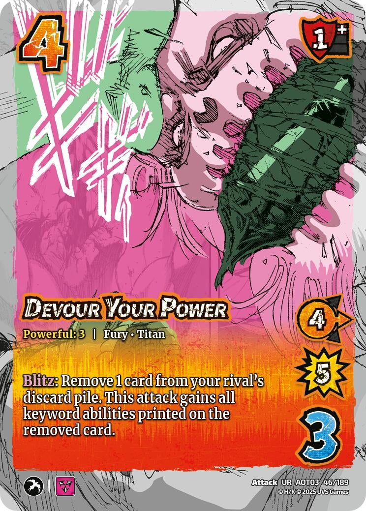 Image for Devour Your Power (46/189) (AOT03) - UniVersus