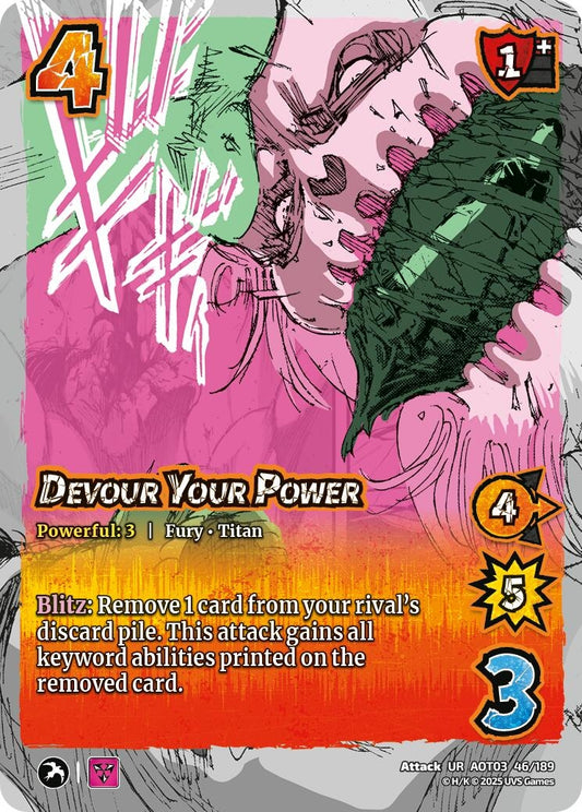 Image for Devour Your Power (46/189) (AOT03) - UniVersus