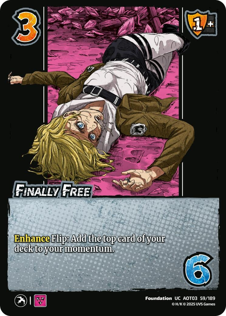 Image for Finally Free (59/189) (AOT03) - UniVersus