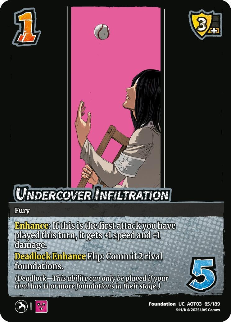 Image for Undercover Infiltration (65/189) (AOT03) - UniVersus