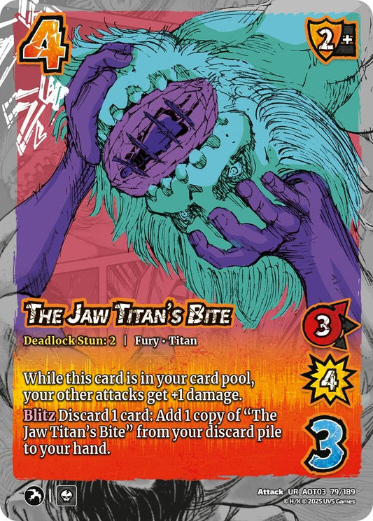 Image for The Jaw Titan's Bite (79/189) (AOT03) - UniVersus