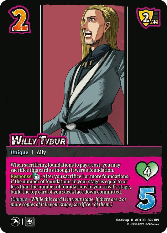 Image for Willy Tybur (82/189) (AOT03) - UniVersus