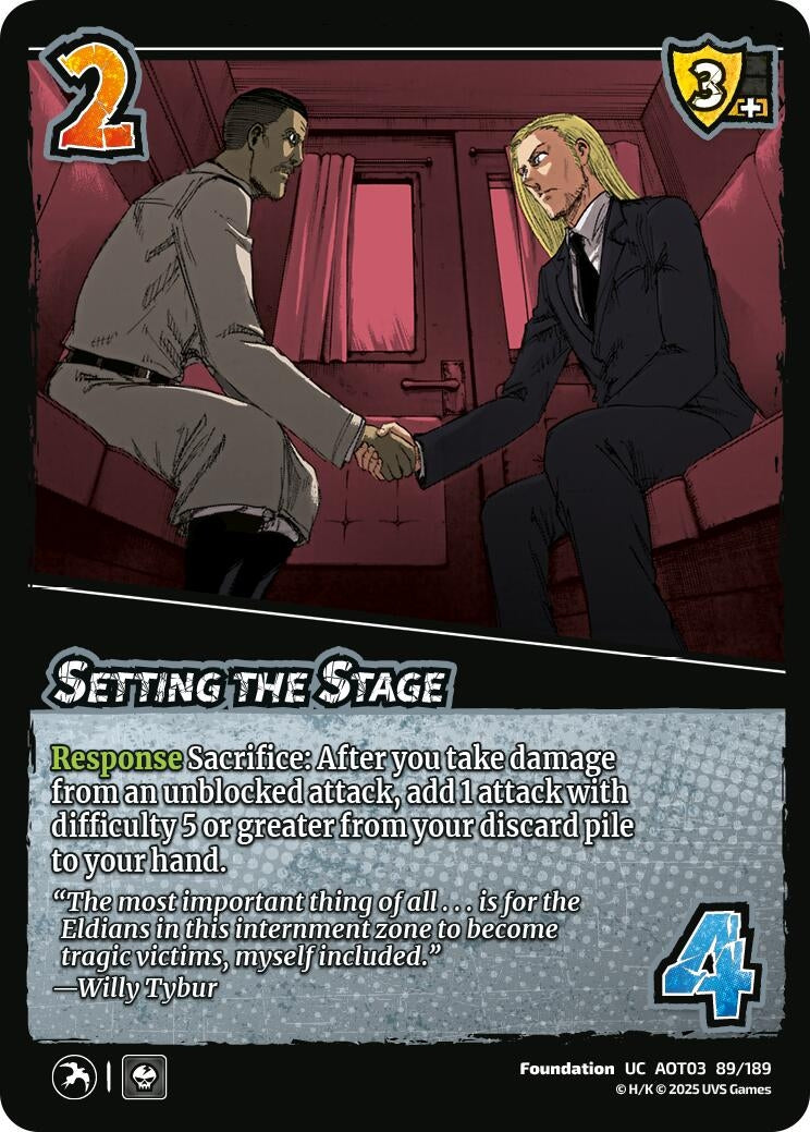 Image for Setting the Stage (89/189) (AOT03) - UniVersus