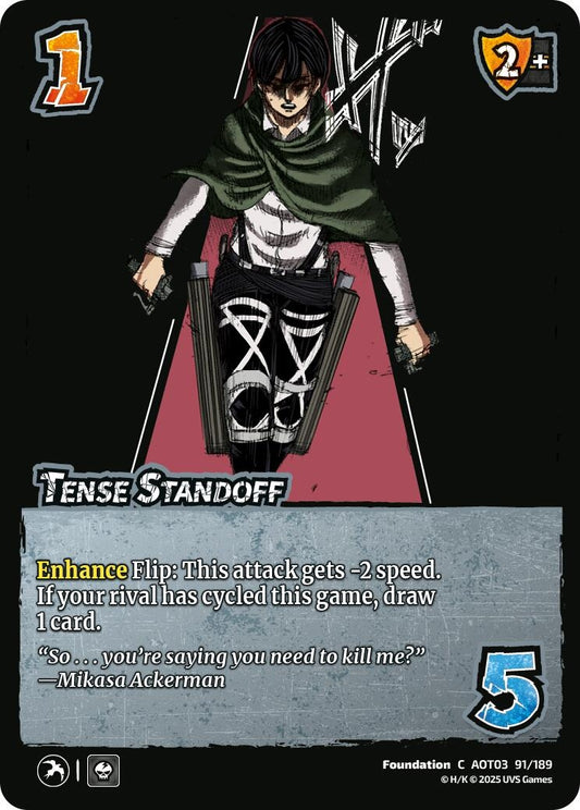 Image for Tense Standoff (91/189) (AOT03) - UniVersus