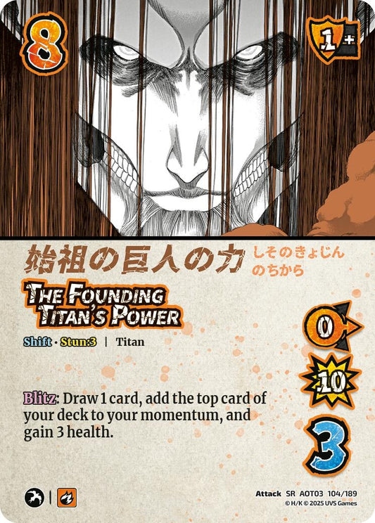 Image for The Founding Titan's Power // Ymir Fritz (104/189) (AOT03) - UniVersus