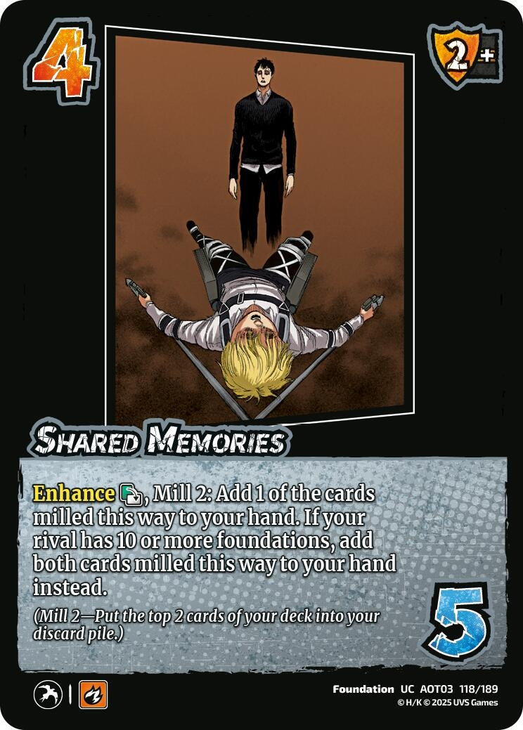 Image for Shared Memories (118/189) (AOT03) - UniVersus