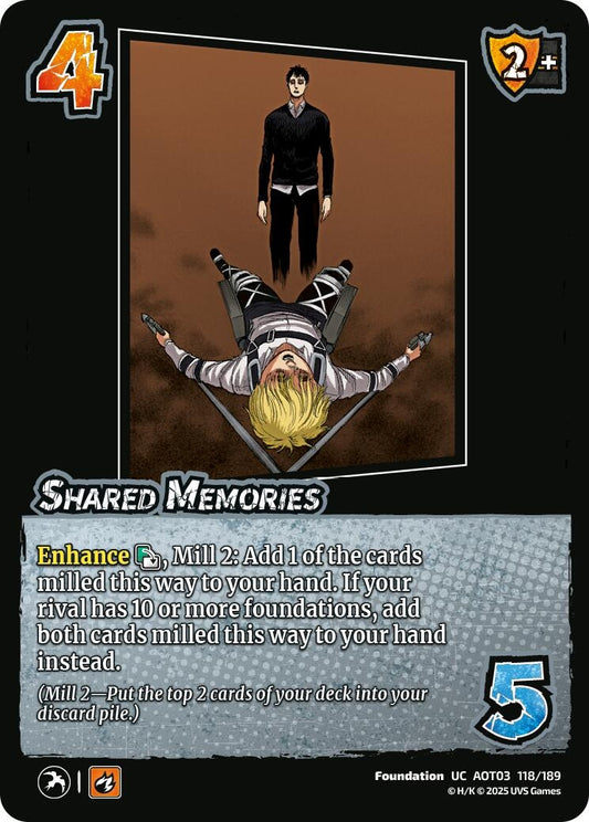 Image for Shared Memories (118/189) (AOT03) - UniVersus