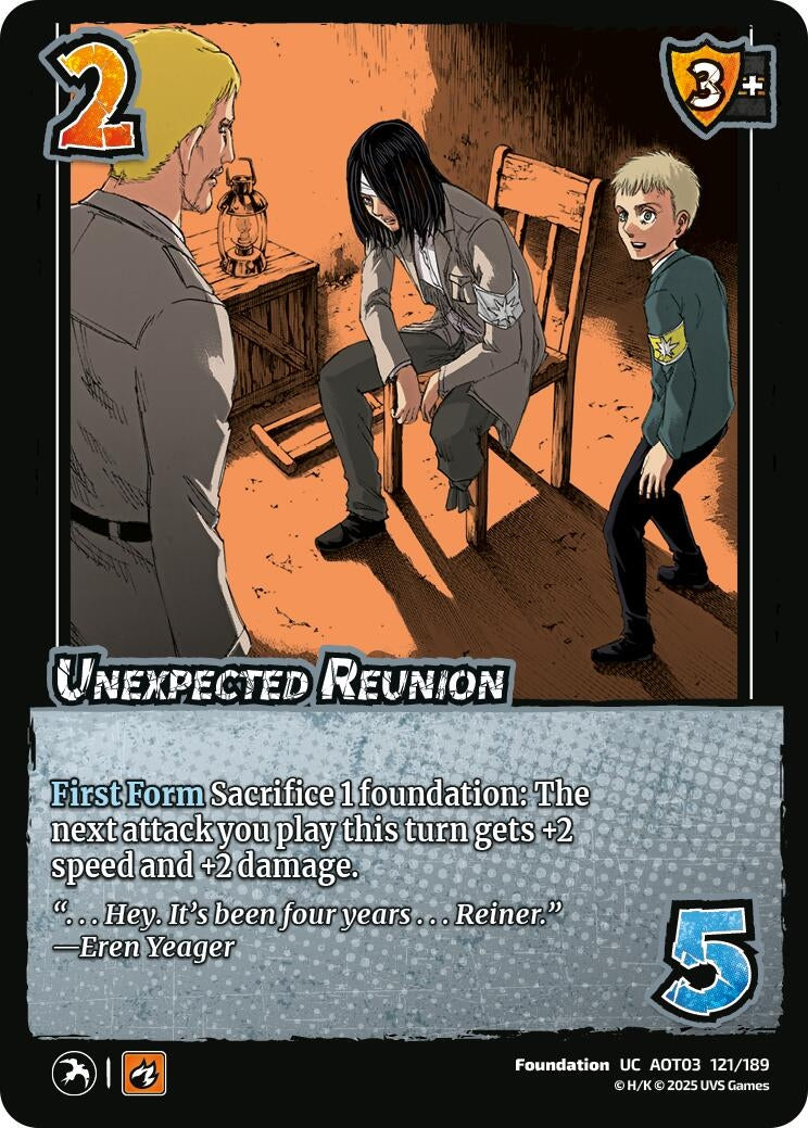 Image for Unexpected Reunion (121/189) (AOT03) - UniVersus