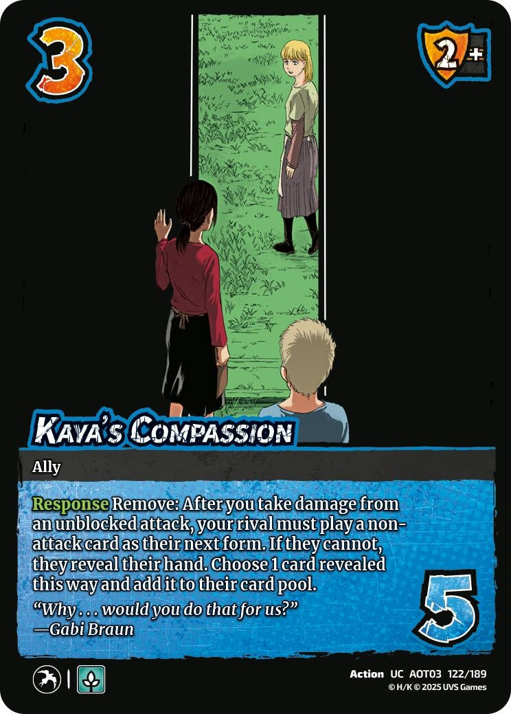 Image for Kaya's Compassion (122/189) (AOT03) - UniVersus