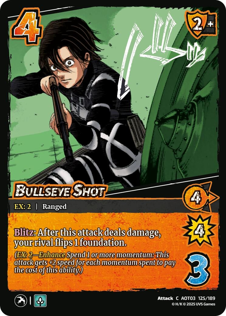 Image for Bullseye Shot (125/189) (AOT03) - UniVersus
