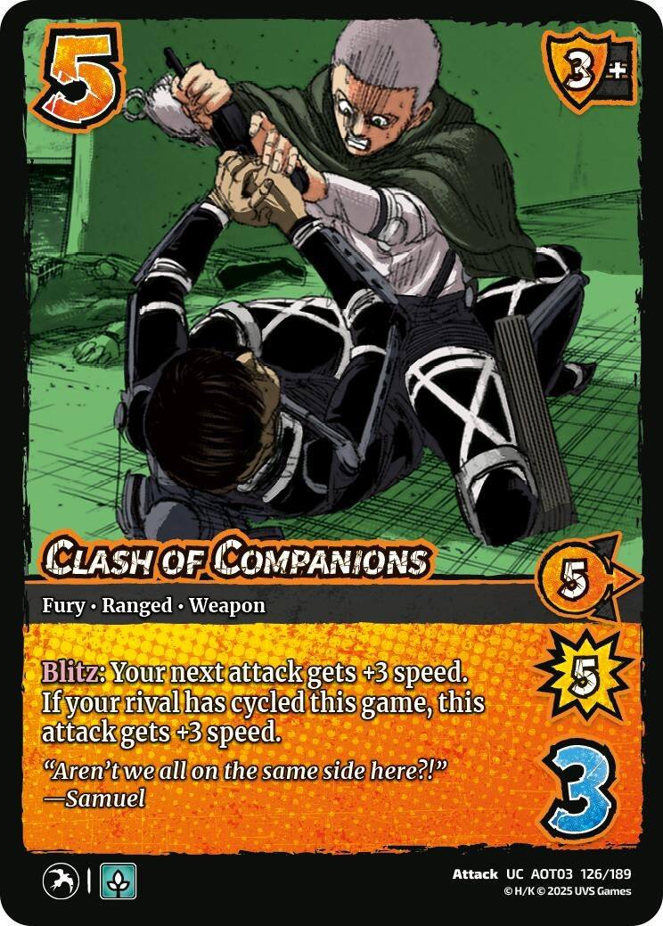 Image for Clash of Companions (126/189) (AOT03) - UniVersus