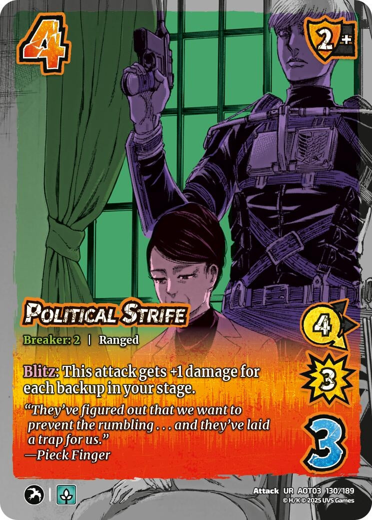 Image for Political Strife (130/189) (AOT03) - UniVersus