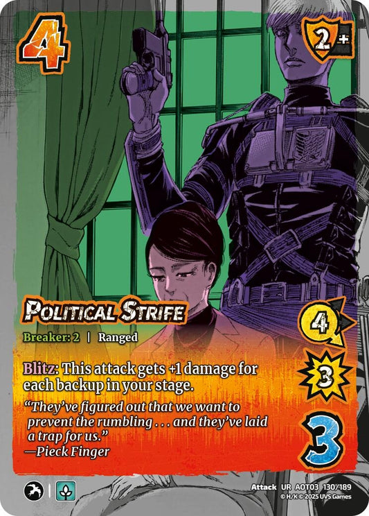 Image for Political Strife (130/189) (AOT03) - UniVersus
