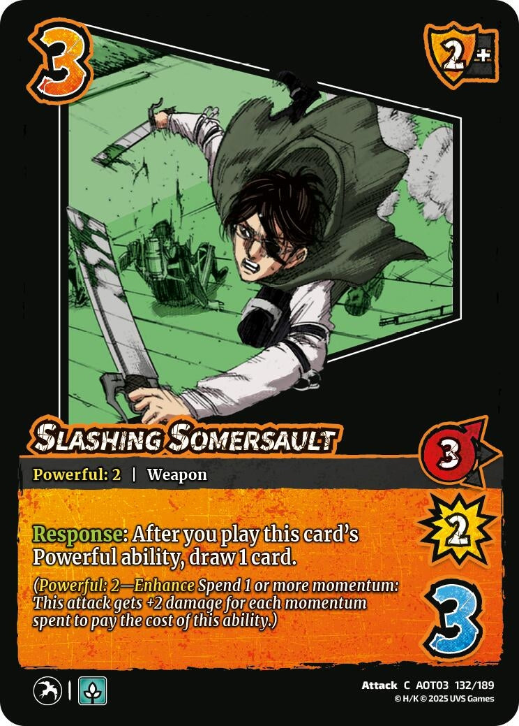 Image for Slashing Somersault (132/189) (AOT03) - UniVersus