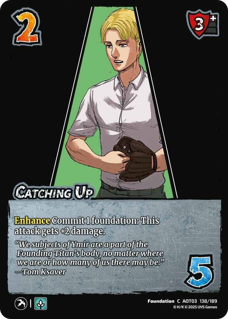 Image for Catching Up (138/189) (AOT03) - UniVersus