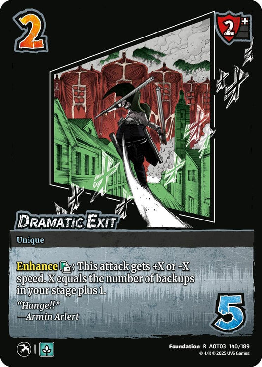 Image for Dramatic Exit (140/189) (AOT03) - UniVersus