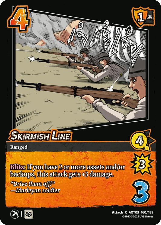 Image for Skirmish Line (160/189) (AOT03) - UniVersus