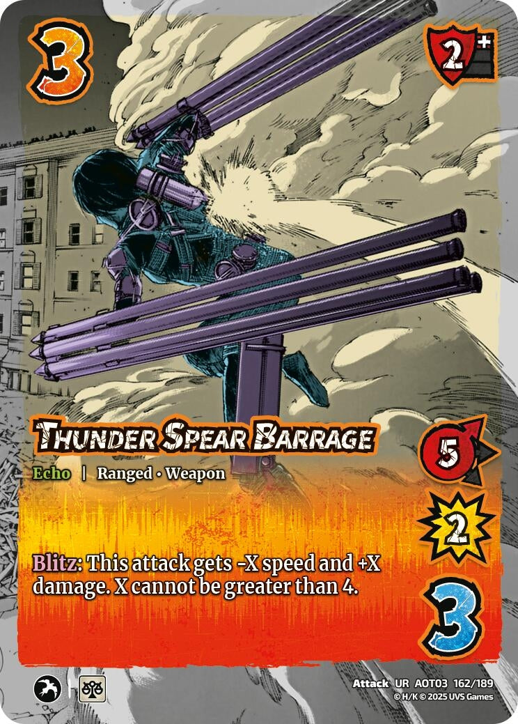 Image for Thunder Spear Barrage (162/189) (AOT03) - UniVersus
