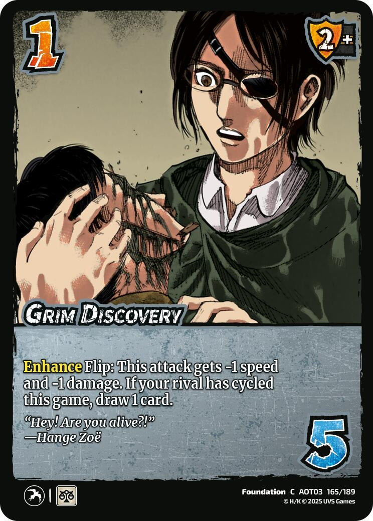 Image for Grim Discovery (165/189) (AOT03) - UniVersus