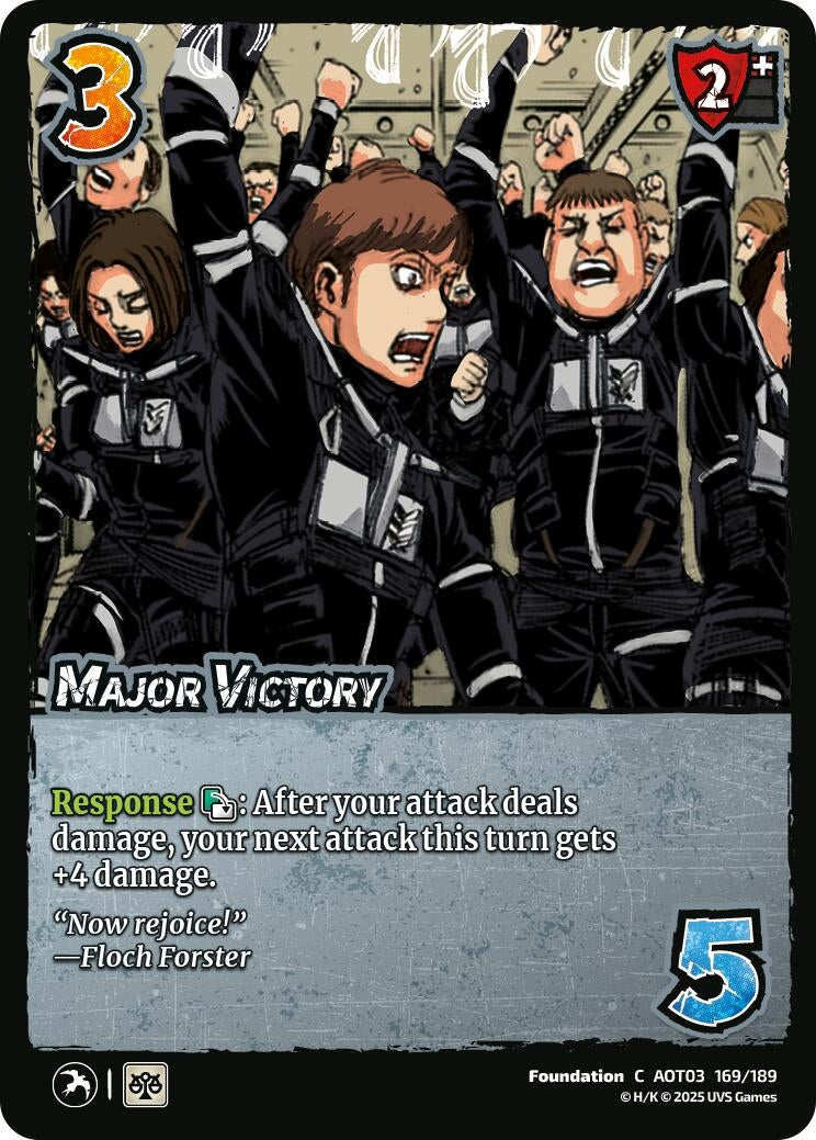 Image for Major Victory (169/189) (AOT03) - UniVersus