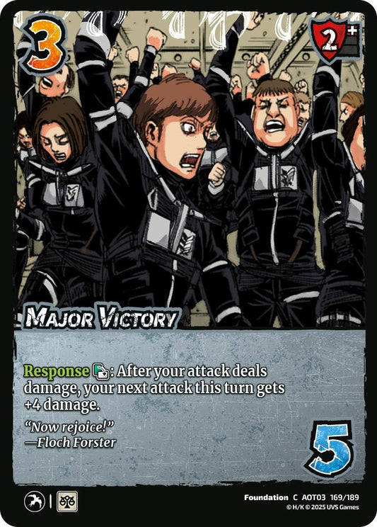 Image for Major Victory (169/189) (AOT03) - UniVersus