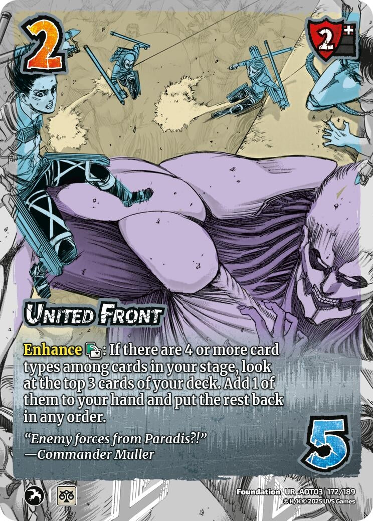 Image for United Front (172/189) (AOT03) - UniVersus