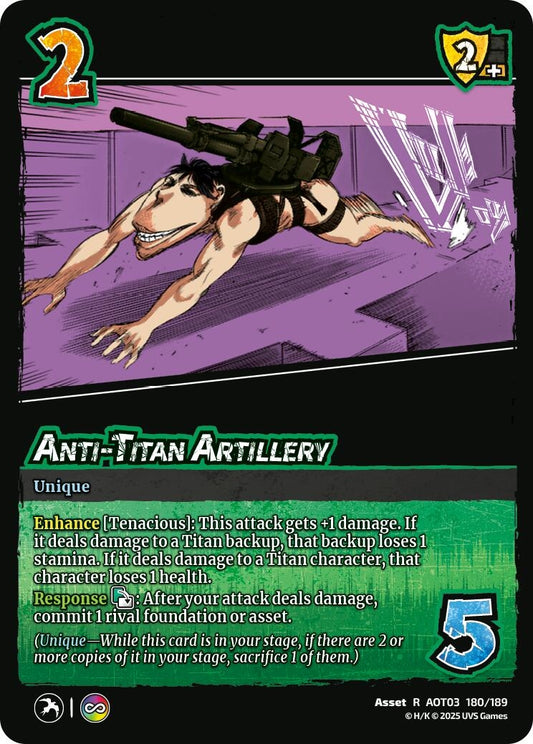 Image for Anti-Titan Artillery (180/189) (AOT03) - UniVersus