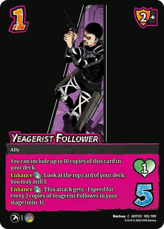 Image for Yeagerist Follower (183/189) (AOT03) - UniVersus