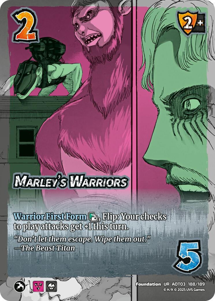 Image for Marley's Warriors (188/189) (AOT03) - UniVersus