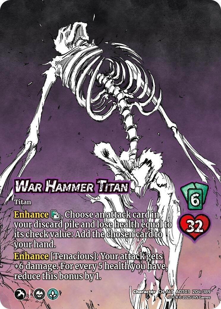Image for War Hammer Titan (Alternate Art) (204/189) (AOT03) - UniVersus