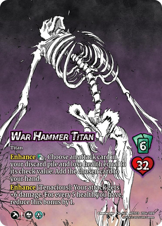 Image for War Hammer Titan (Alternate Art) (204/189) (AOT03) - UniVersus