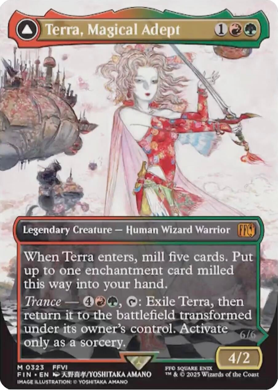 Image for Terra, Magical Adept (Borderless) (323) (FINAL FANTASY) - Magic: The Gathering