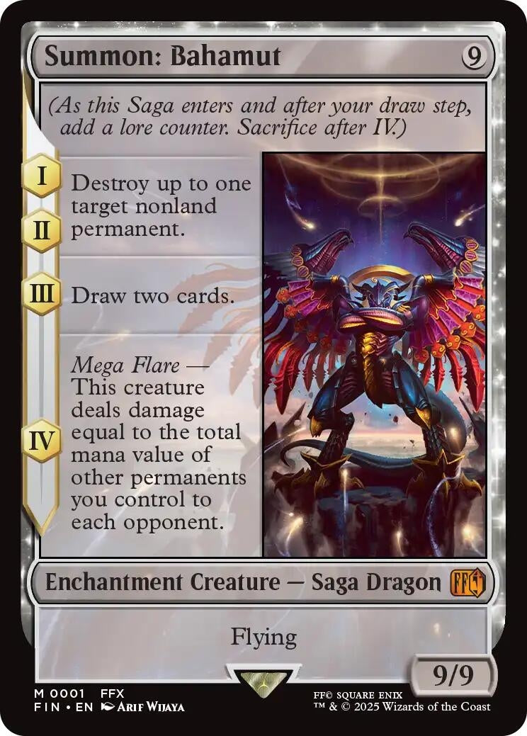 Image for Summon: Bahamut (1) (FINAL FANTASY) - Magic: The Gathering