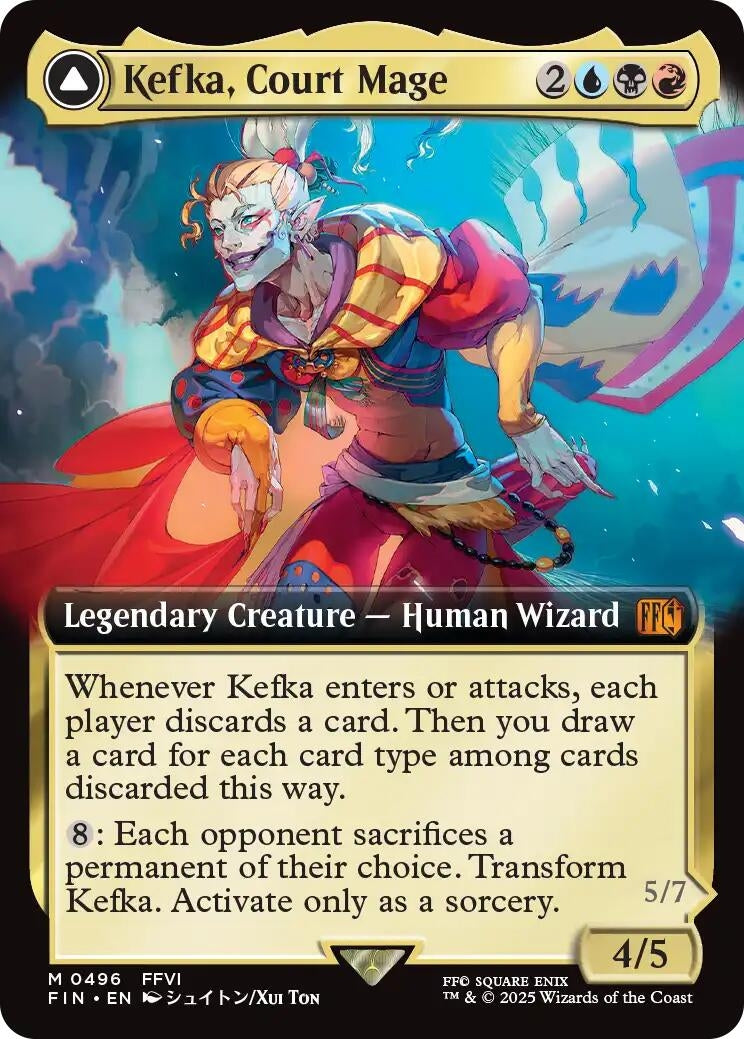 Image for Kefka, Court Mage (Extended Art) (496) (FIN) - Magic: The Gathering