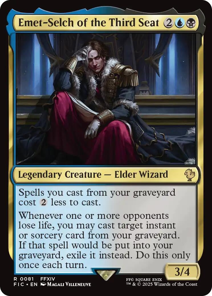 Image for Emet-Selch of the Third Seat (81) (FIC) - Magic: The Gathering