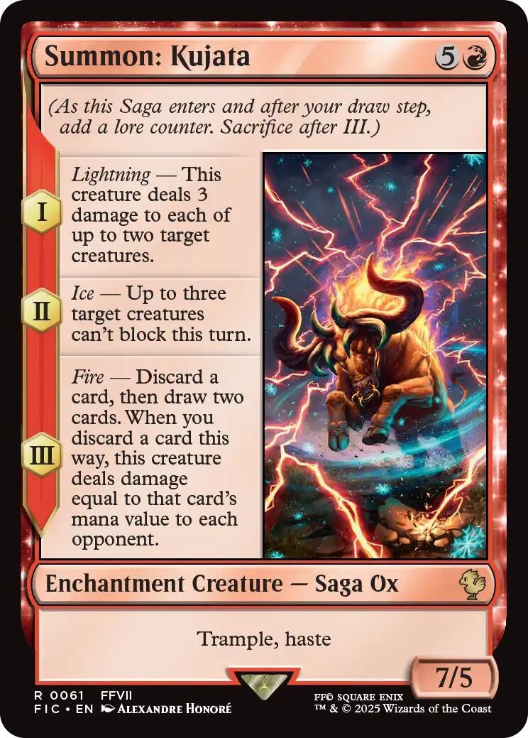 Image for Summon: Kujata (61) (Commander: FINAL FANTASY) - Magic: The Gathering