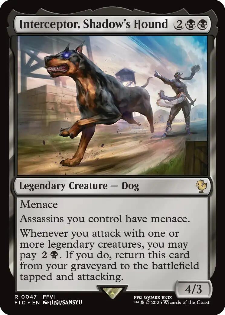 Image for Interceptor, Shadow's Hound (47) (FIC) - Magic: The Gathering