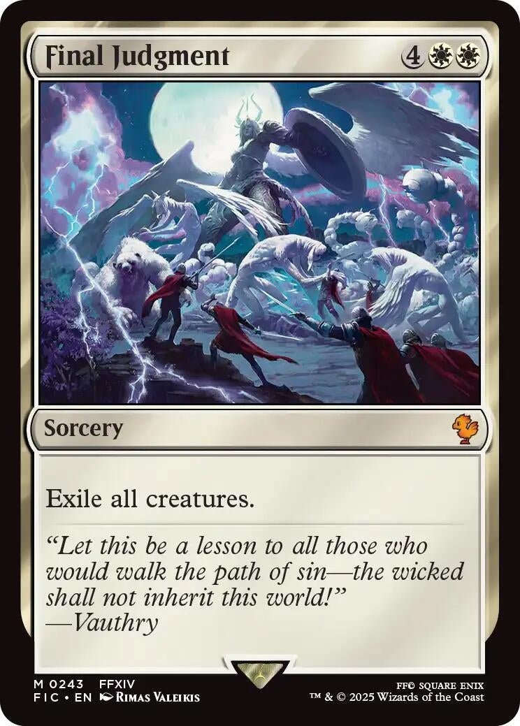 Image for Final Judgment (243) (FIC) - Magic: The Gathering