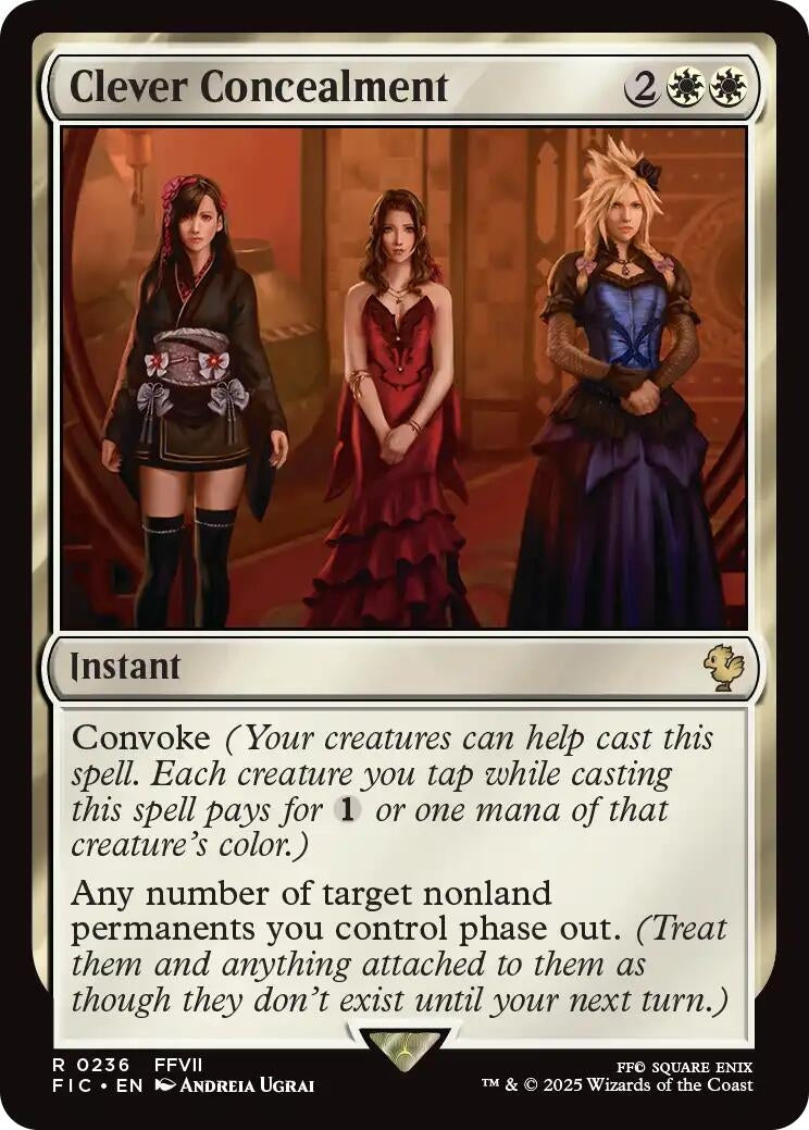 Image for Clever Concealment (236) (Commander: FINAL FANTASY) - Magic: The Gathering