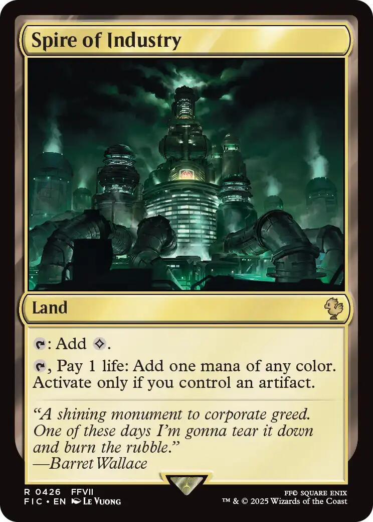 Image for Spire of Industry (426) (Commander: FINAL FANTASY) - Magic: The Gathering