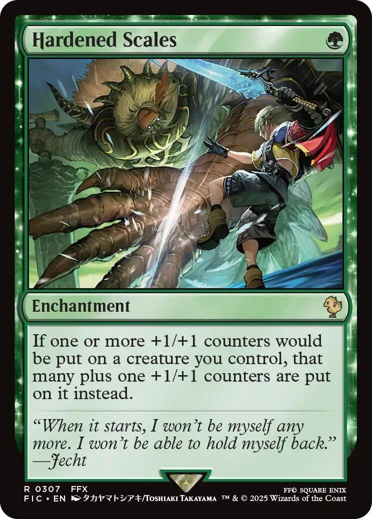 Image for Hardened Scales (307) (Commander: FINAL FANTASY) - Magic: The Gathering