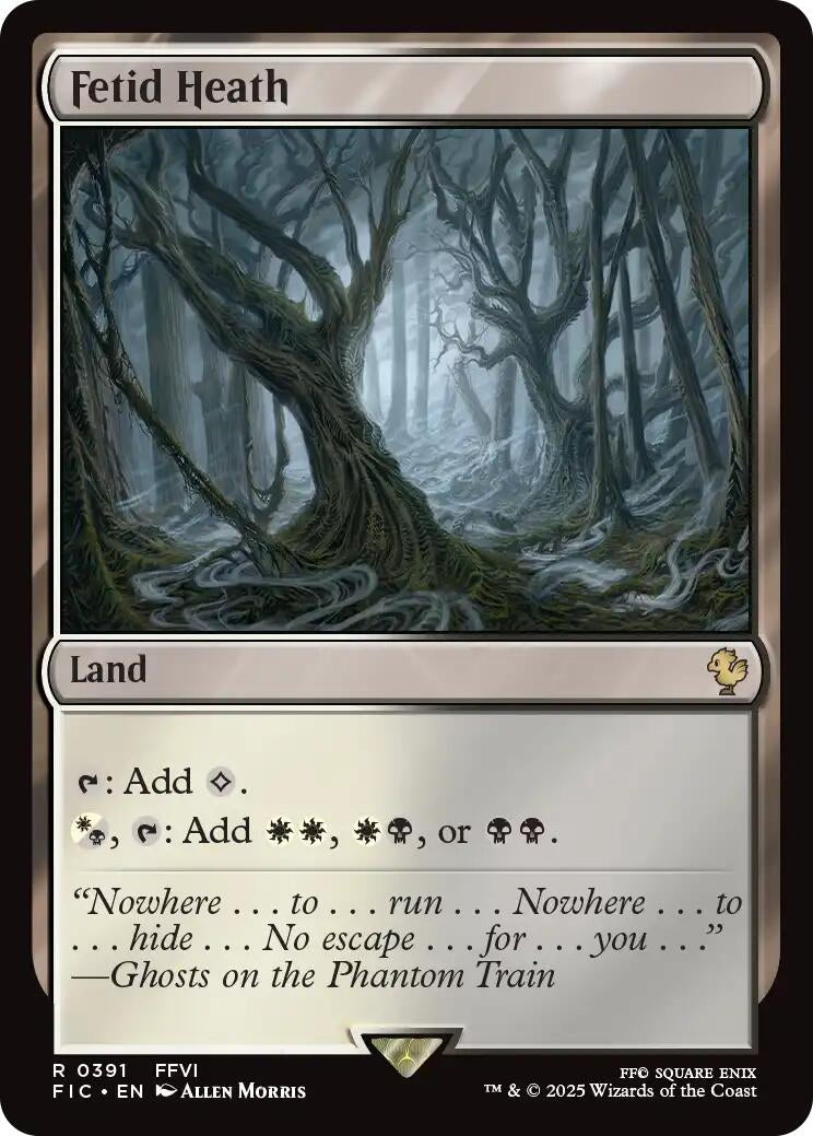 Image for Fetid Heath (391) (Commander: FINAL FANTASY) - Magic: The Gathering