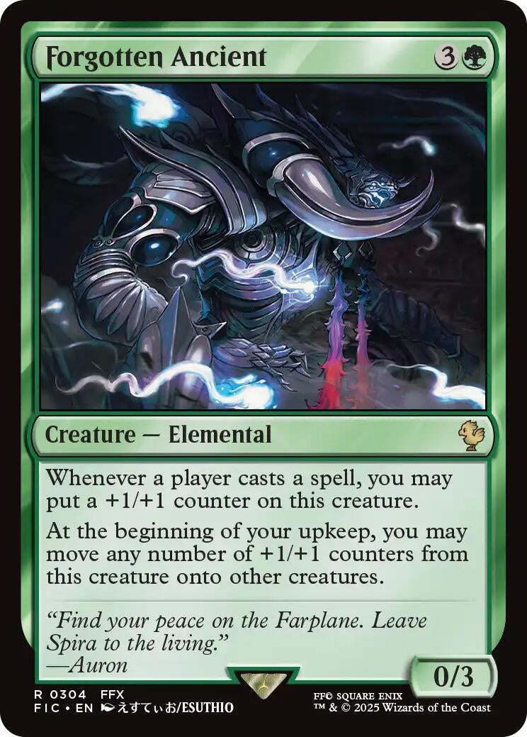Image for Forgotten Ancient (304) (Commander: FINAL FANTASY) - Magic: The Gathering