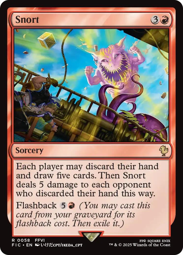Image for Snort (58) (Commander: FINAL FANTASY) - Magic: The Gathering