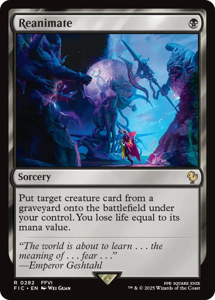 Image for Reanimate (282) (Commander: FINAL FANTASY) - Magic: The Gathering